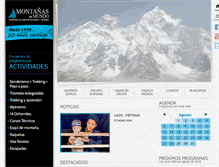 Tablet Screenshot of montanasdelmundo.com